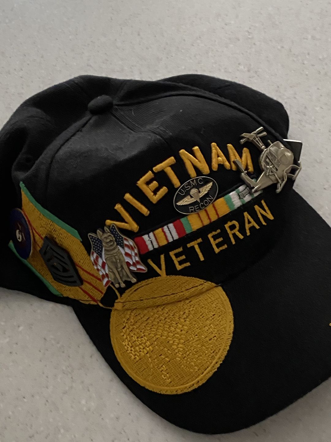 Customer photo review of K-9 Veteran Pin