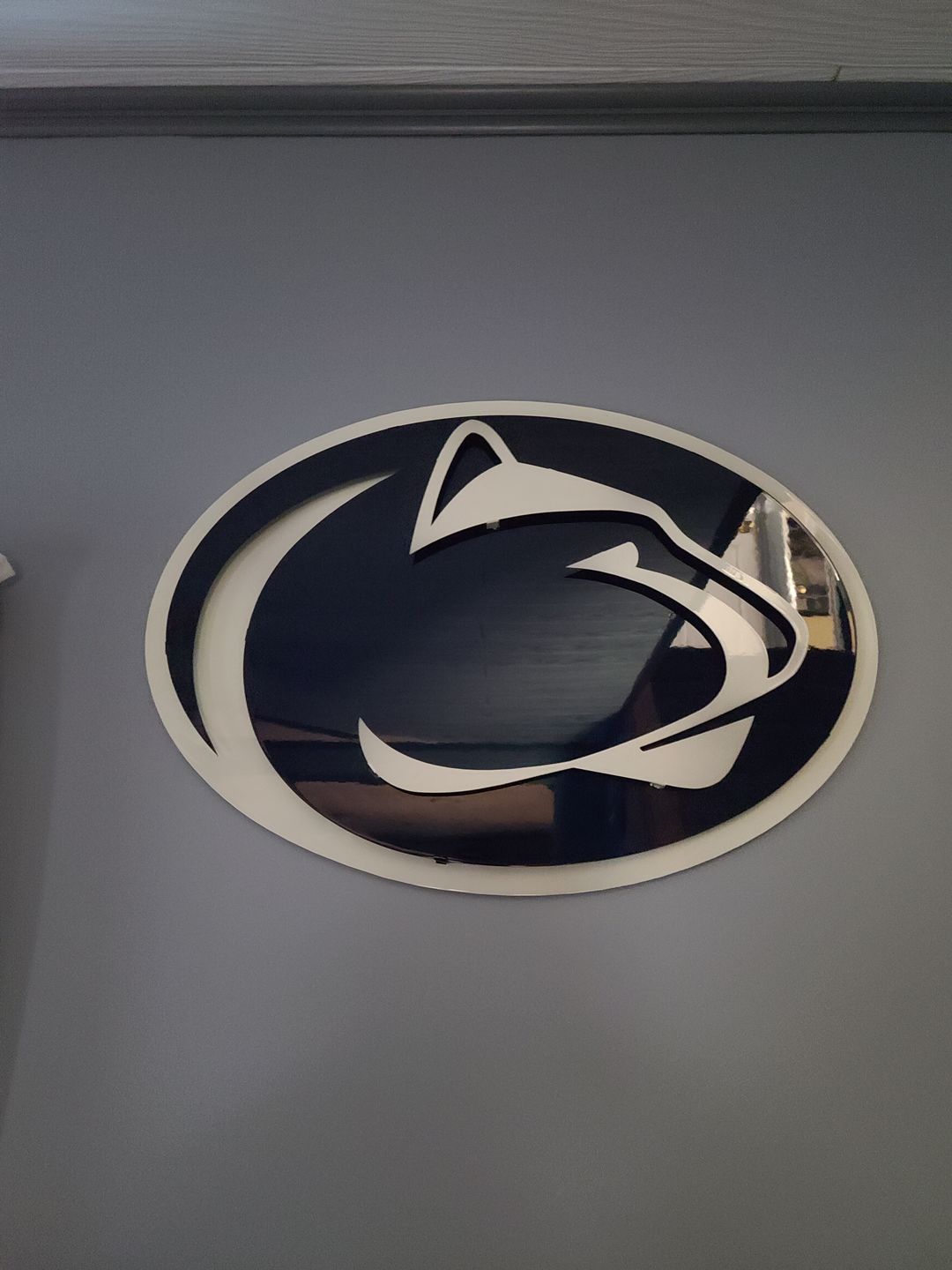 Customer photo review of Penn State University Nittany Lions 3D Artwork 23" x 16"