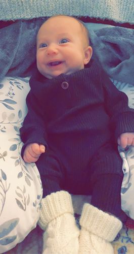 Customer photo review of Ribbed thermal romper - black