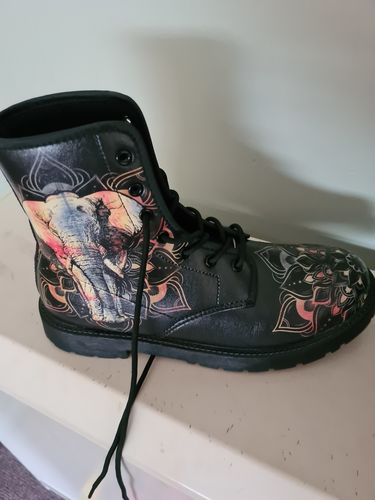 Customer photo review of Elephant Mandala Boots