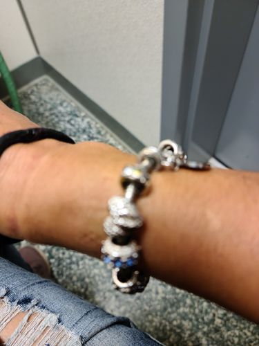Customer photo review of Mother Daughter Eternal Love Bracelets