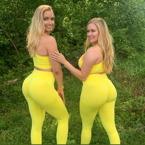 Customer photo review of Seamless Full Length Leggings | Ambition Amarillis