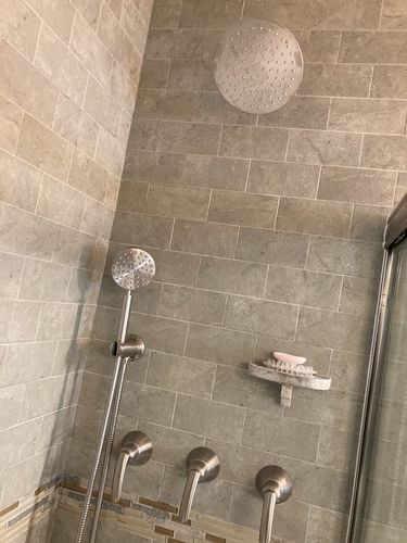 Customer photo review of 3-Spray Handheld Shower Head Set