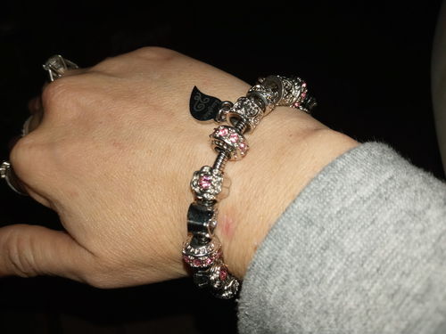 Customer photo review of Mother Daughter Eternal Love Bracelets