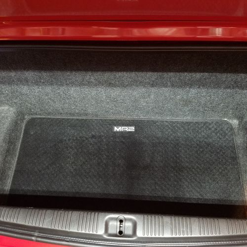Customer photo review of MR2Heaven Trunk Mat