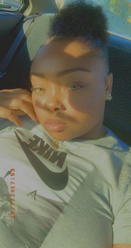 Customer photo review of Little Ankh Gold Necklace