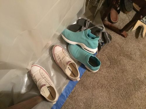 Customer photo review of Women's Everyday Walking Shoes Ocean Blue