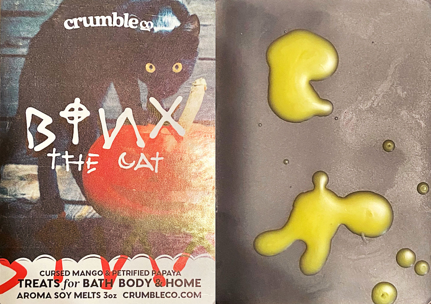 Customer photo review of Binx the Cat Wax Melt