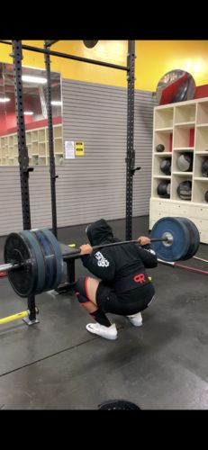 Customer photo review of PR Powerlifting 13mm Belt w/ Lever Buckle - Black/Red