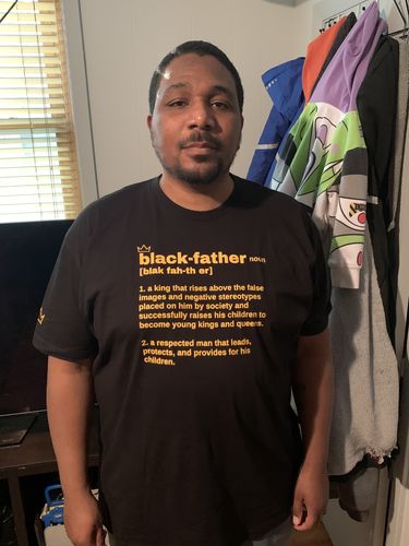 Customer photo review of Black Father Definition - Blk & Gld Premium