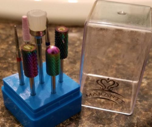 Customer photo review of Tungsten Carbide Nail Drill Bit in Set of 7
