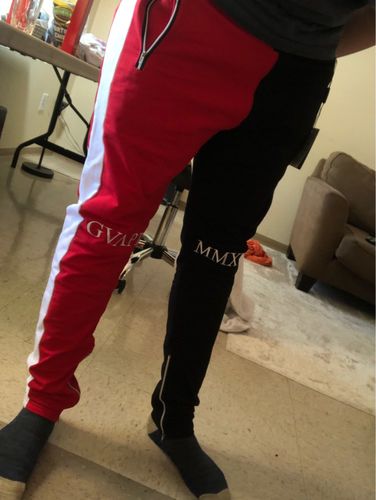 Customer photo review of Patchwork Gyms Pants