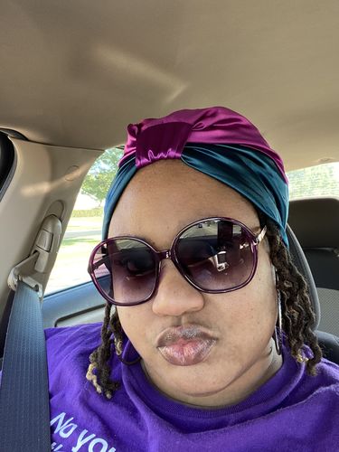Customer photo review of Classy Satin Turban