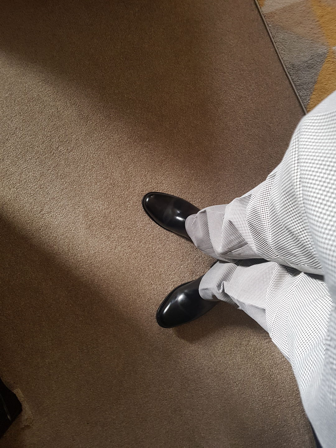 Customer photo review of Trousers - Dogtooth Check