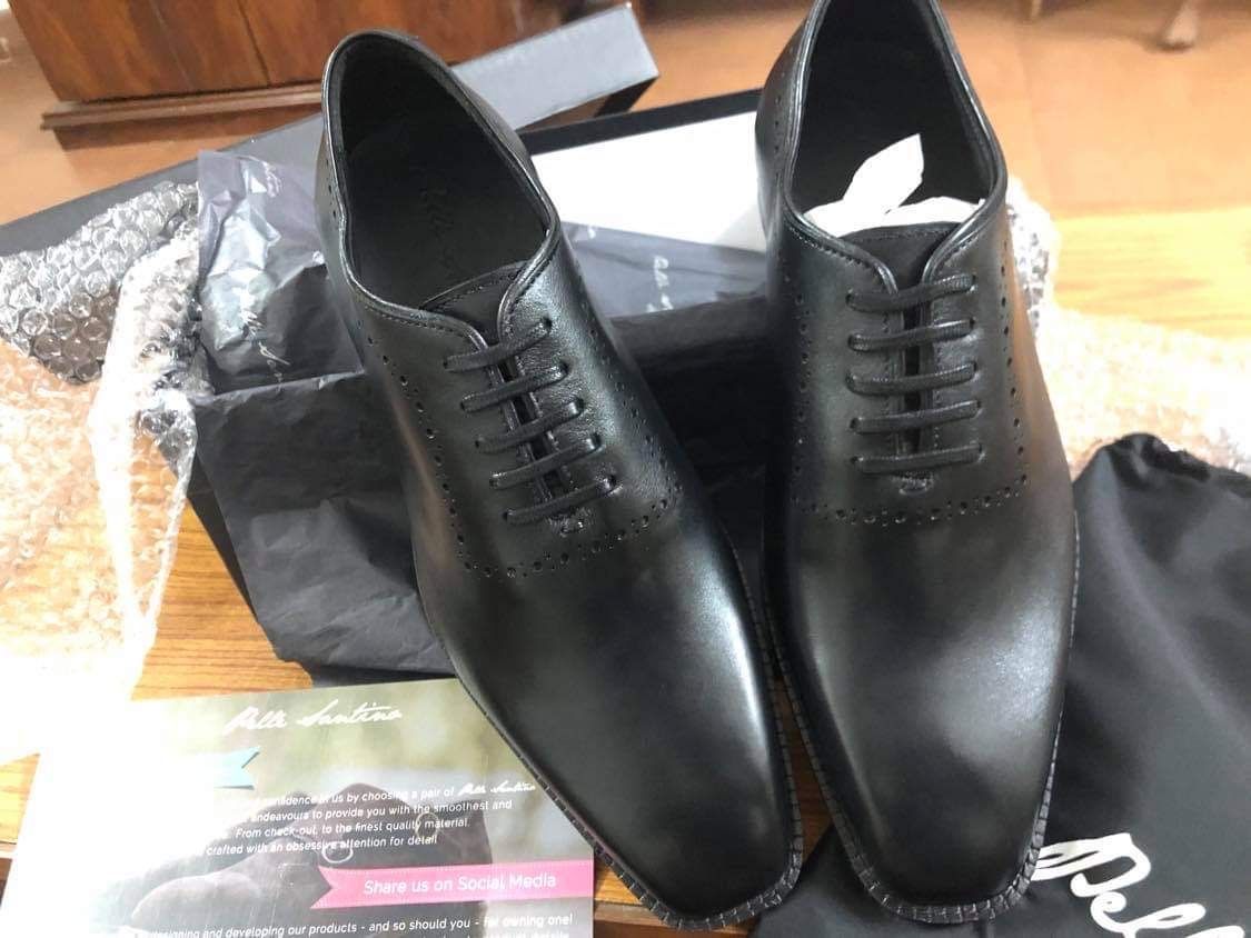Customer photo review of Wholecut Oxfords - Black