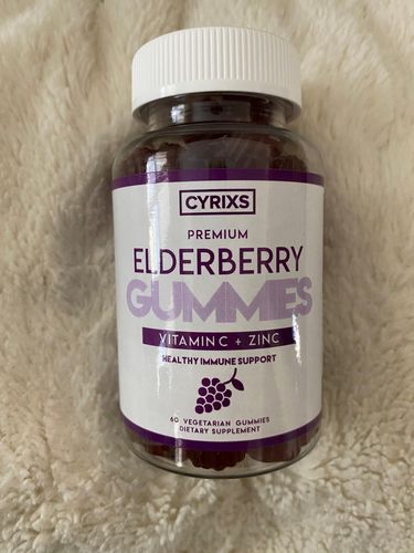 Customer photo review of Elderberry Gummies