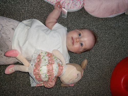 Customer photo review of Personalized Gloveleya Spring Girl Doll With Gift Bag - 5 Colors