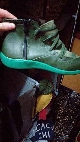 Customer photo review of Womens PU Leather Ankle Boots