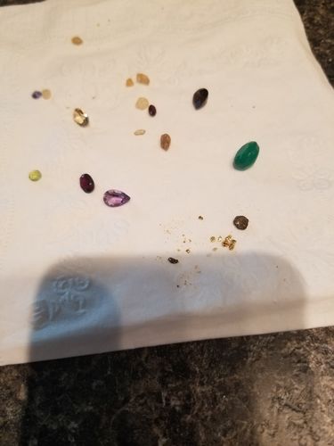 Customer photo review of Jackpot 'GOLD & PRECIOUS GEM' Panning Paydirt – Gold Prospecting Concentrate