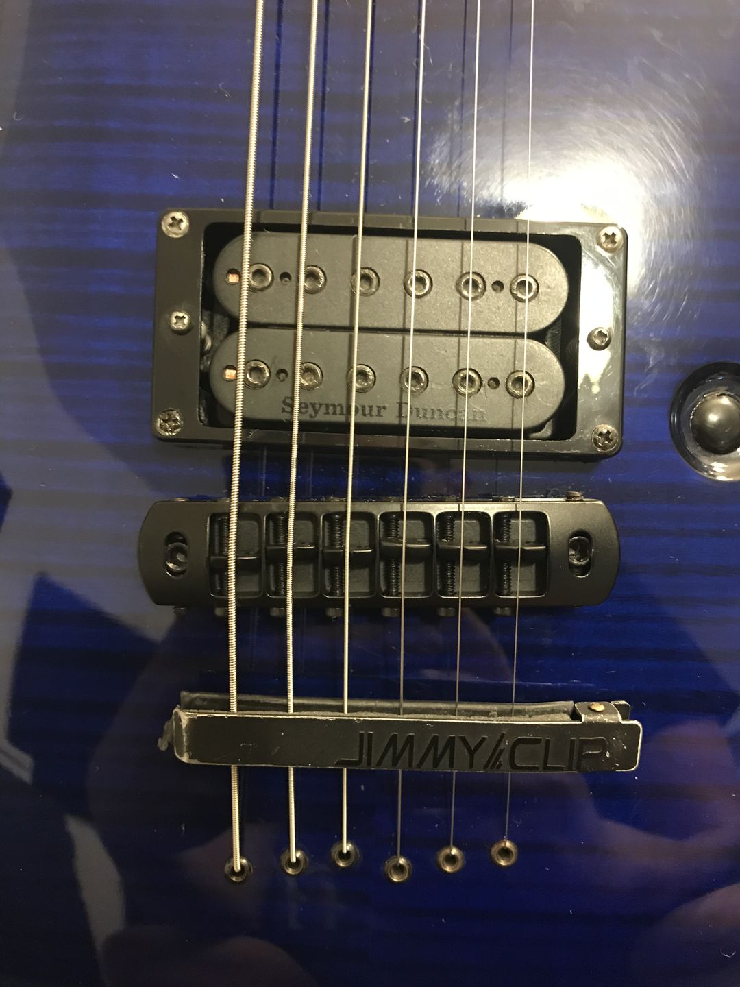 Customer photo review of 6 String Tone-A-Matic Guitar Bridge - Metric