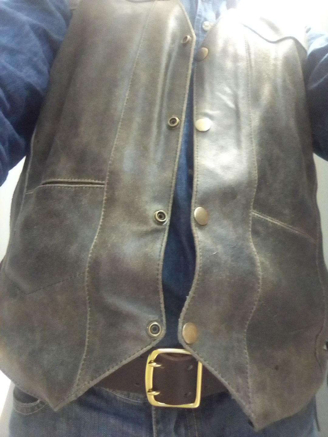 Customer photo review of The Wide Belt