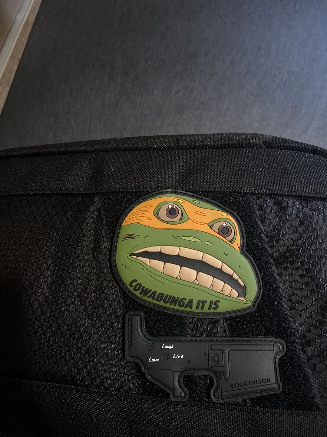 Customer photo review of Cowabunga Morale Patch