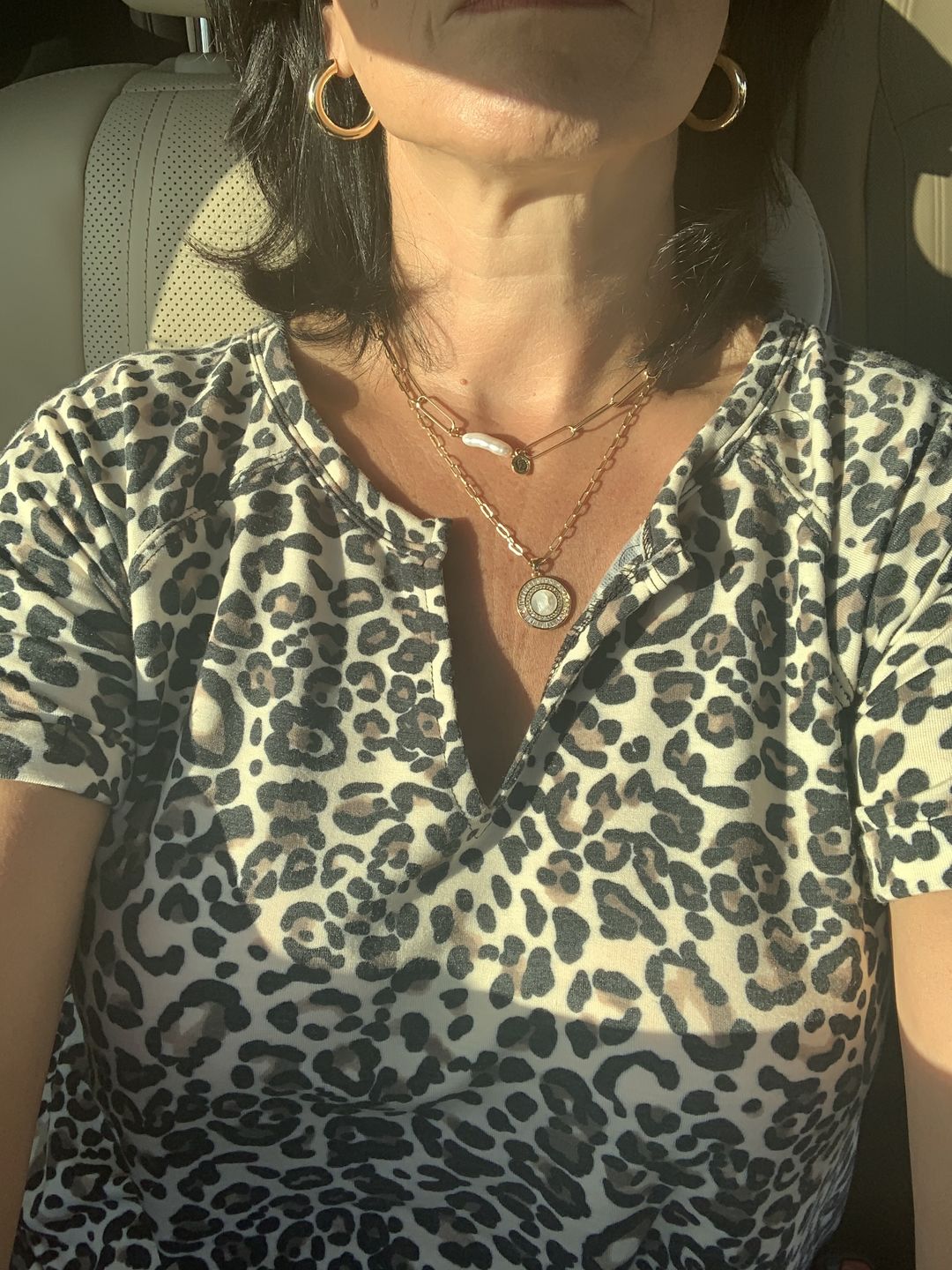 Customer photo review of Mother Mary Necklace