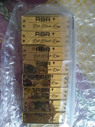 Customer photo review of Custom Made Tag Tudung Acrylic Mirror Gold