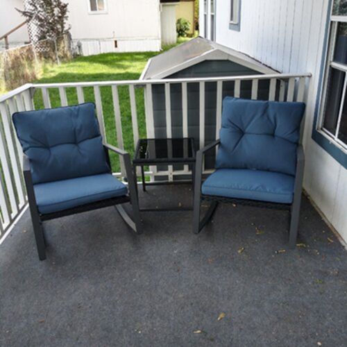 Customer photo review of 3-Piece Outdoor Patio Furniture Set