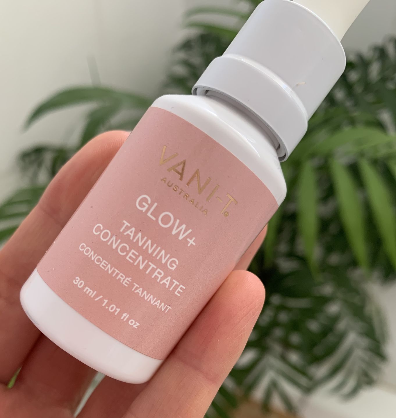 Customer photo review of Glow+ Self Tan Drops