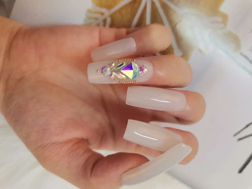 Customer photo review of The Seasonal Concertos 16 Color Poly Nail Extension Gel Kit
