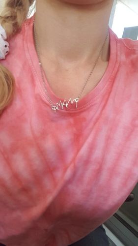 Customer photo review of LOANYA Armkettchen aus Deiner Handschrift