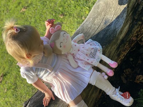 Customer photo review of Personalized Leyadoll (Strawberry) with Gift Bag - 2 Skin Tones