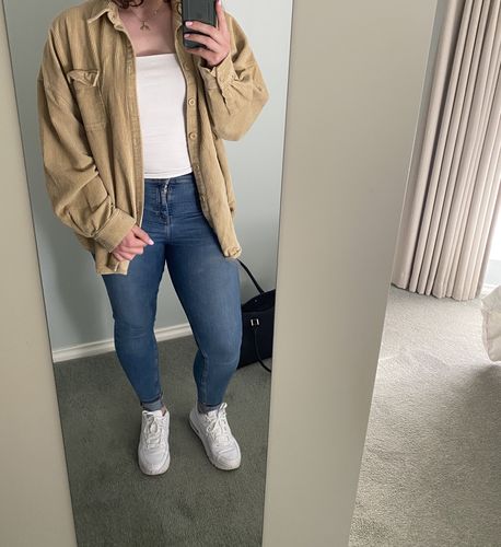 Customer photo review of Oversized Corduroy Jacket