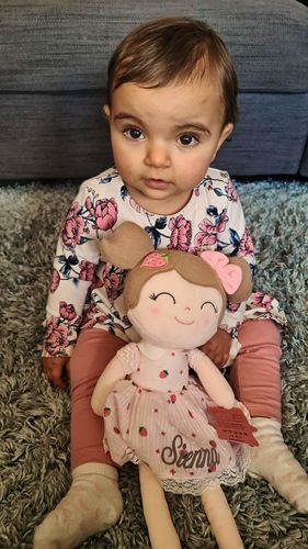 Customer photo review of Personalized Leyadoll (Strawberry) with Gift Bag - 2 Skin Tones