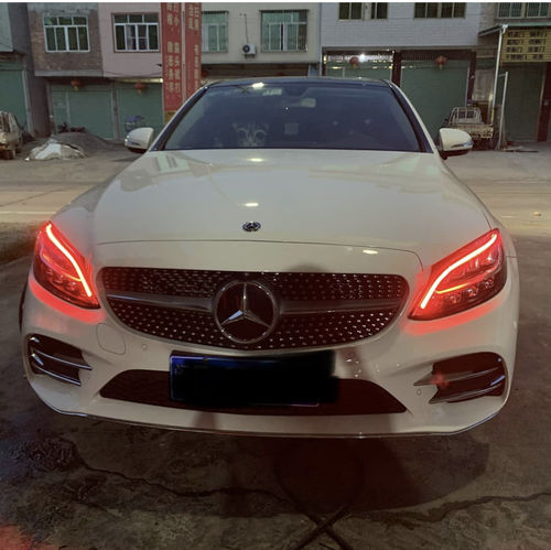 Customer photo review of 2014-2018 Mercedes Benz C Class RGB multicolor DRL Boards