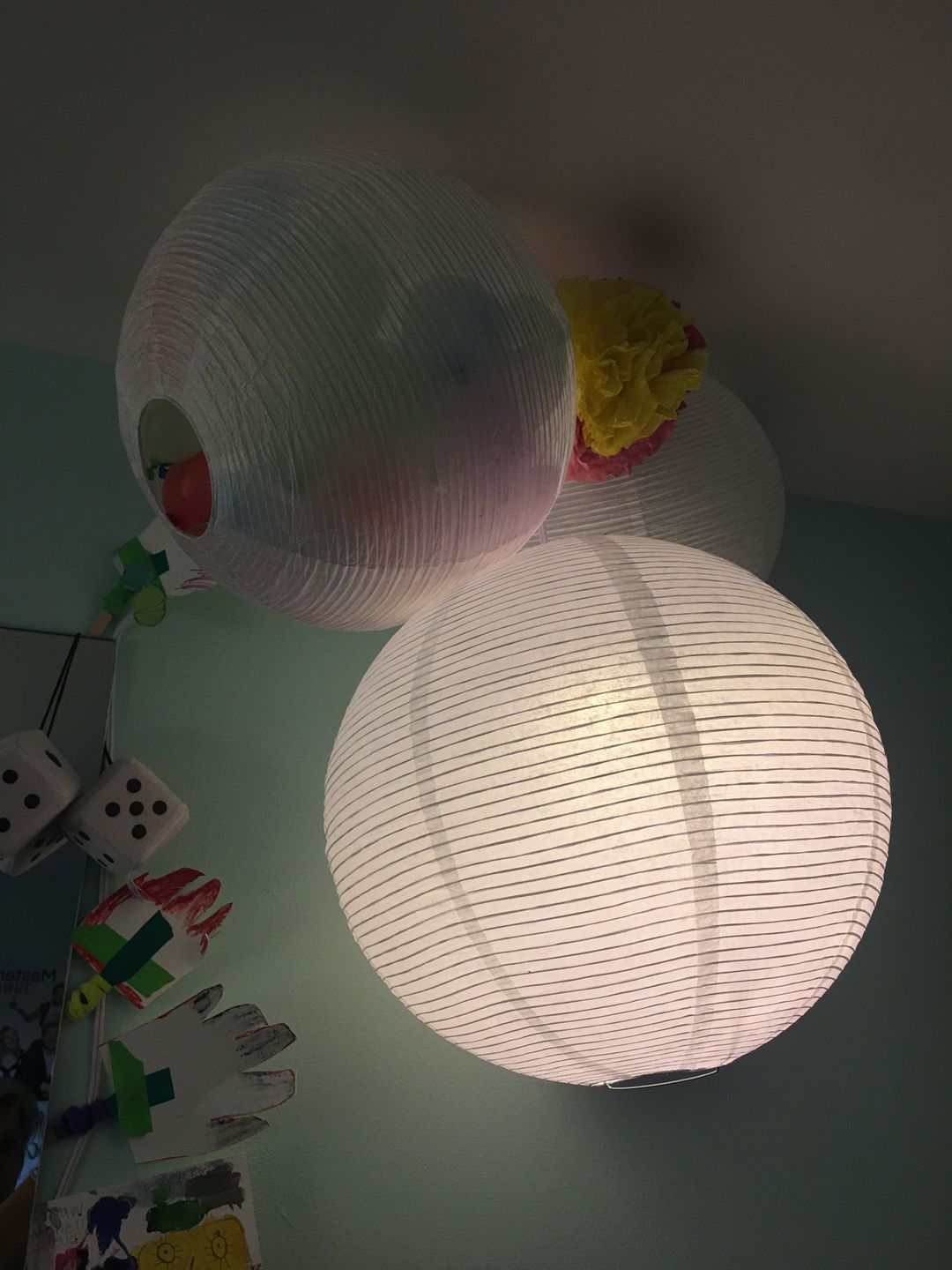 Customer photo review of 15FT White Weatherproof Outdoor Pendant Light Lamp Cord Kit, E12 C7 Base