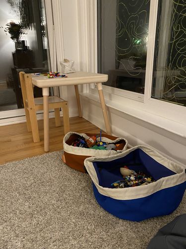 Customer photo review of Mini Toy Bag - Royal Blue