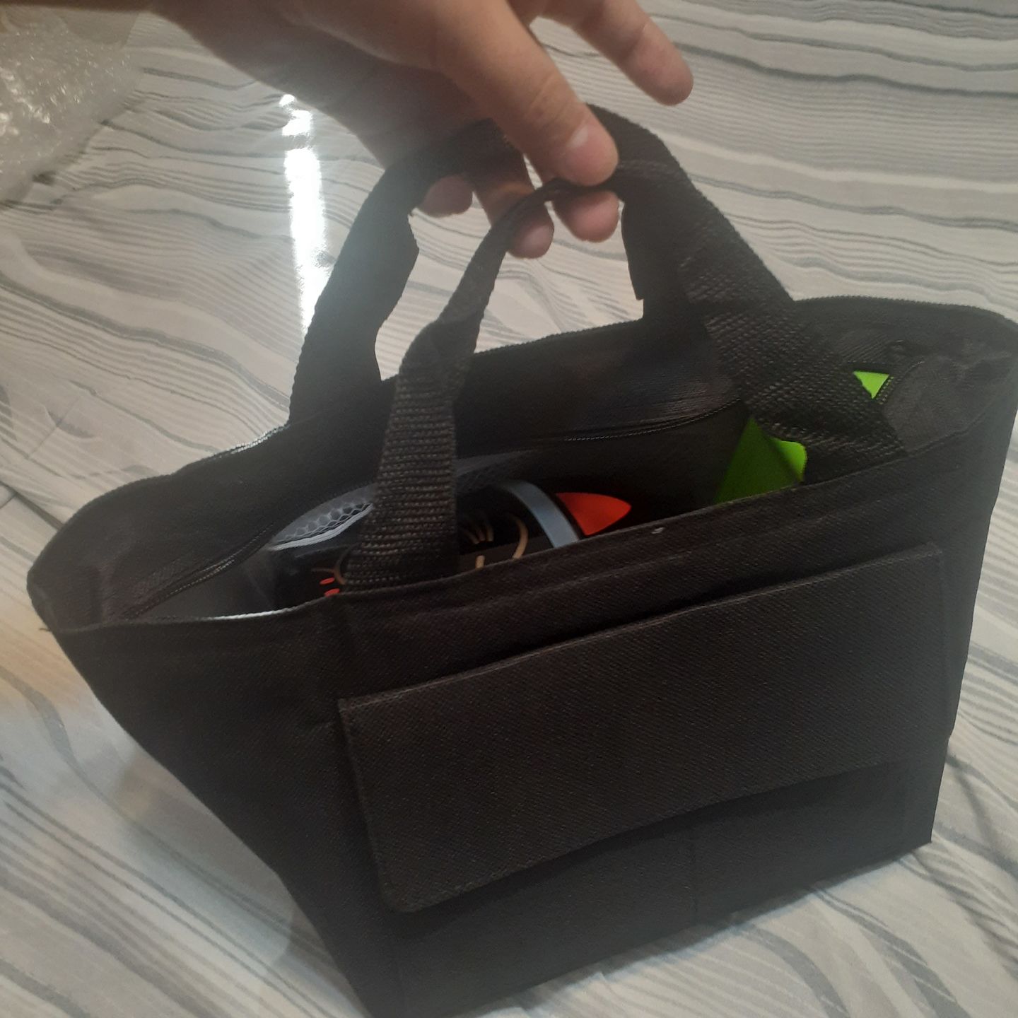 Customer photo review of Cool Lunch Bag Black