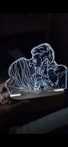 Customer photo review of Custom 3D Love Lamp