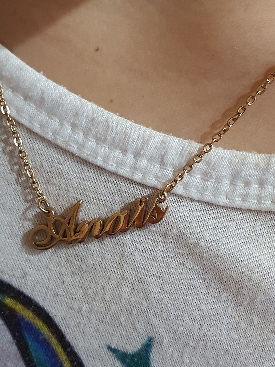 Customer photo review of Collier Prénom Style Classique