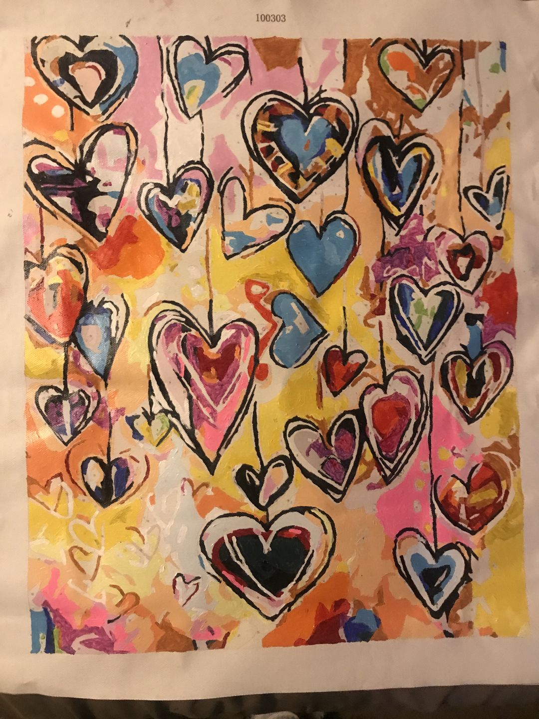 Customer photo review of FREE Paint By Numbers Kit