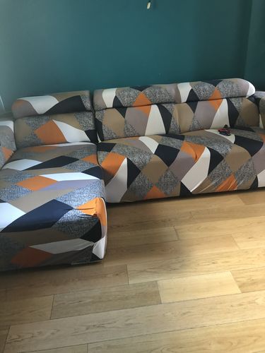 Customer photo review of Modern - Housses Extensibles de Fauteuil et Canapé - La Maison des Housses