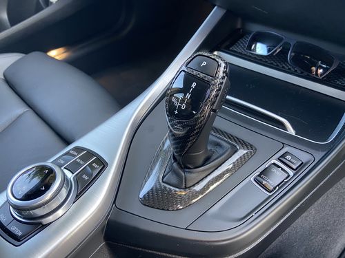 Customer photo review of SHFT BMW M135i/M140i/M235i/M240i ZF8 Gearbox Base Trim Cover In Gloss Carbon Fibre (F20/F22 RHD)