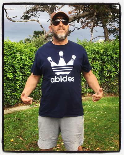 Customer photo review of Abides (not Adidas) Unisex Tee
