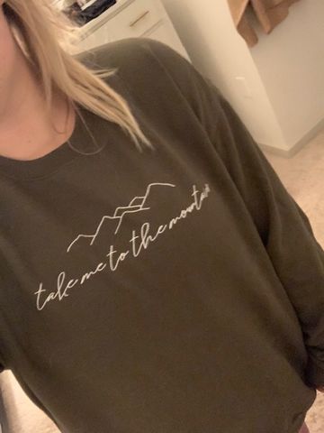 Customer photo review of Take Me To The Mountains
