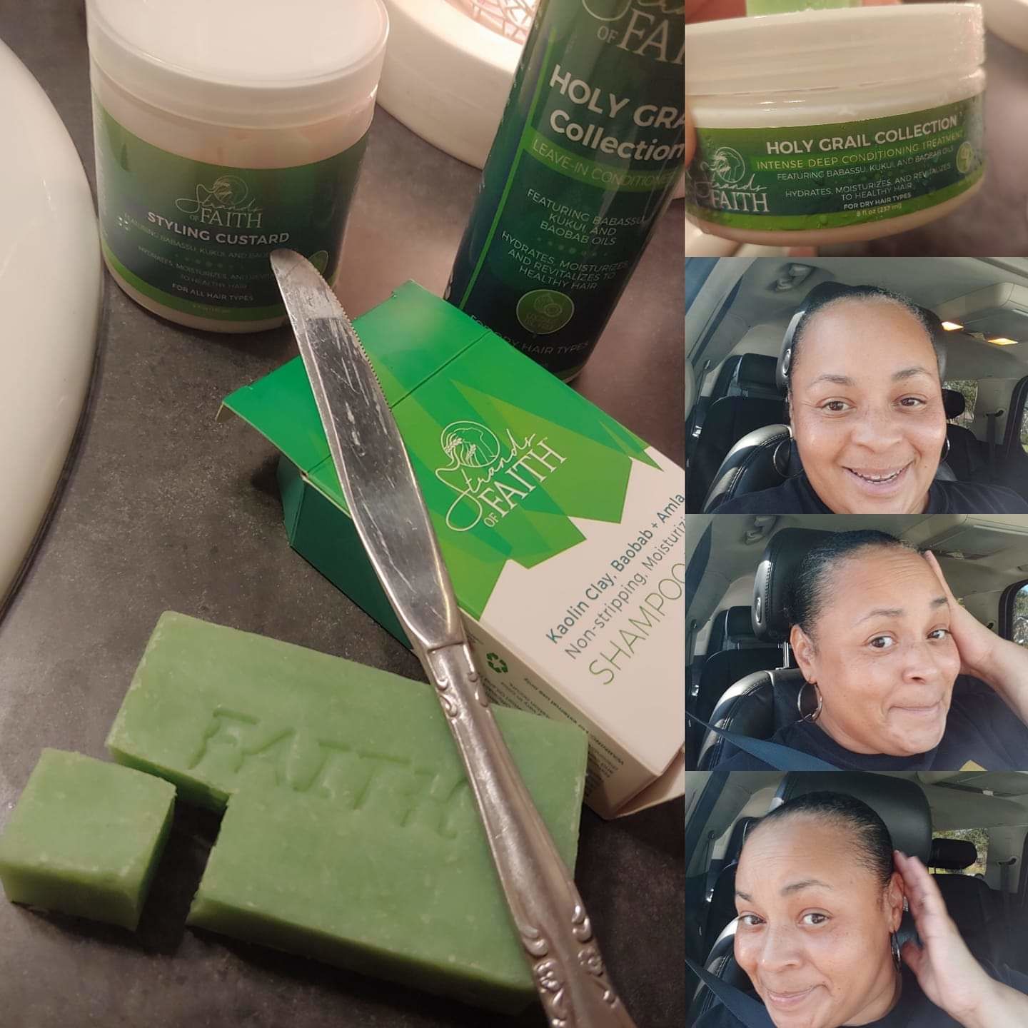 Customer photo review of Shampoo Bar (0.3 oz)