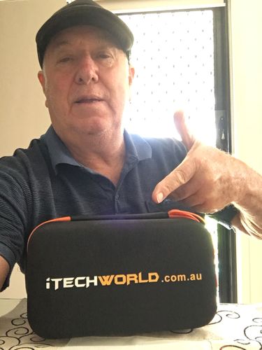Customer photo review of iTECH2000A Portable Jump Starter Backup Wireless Power Bank, 2000amp