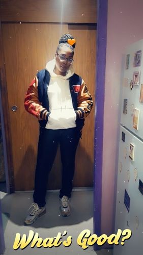 Customer photo review of ORIGINAL VARSITY JACKET - NAVY
