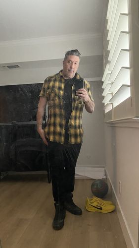 Customer photo review of 421 Short Sleeve Flannel Shirts